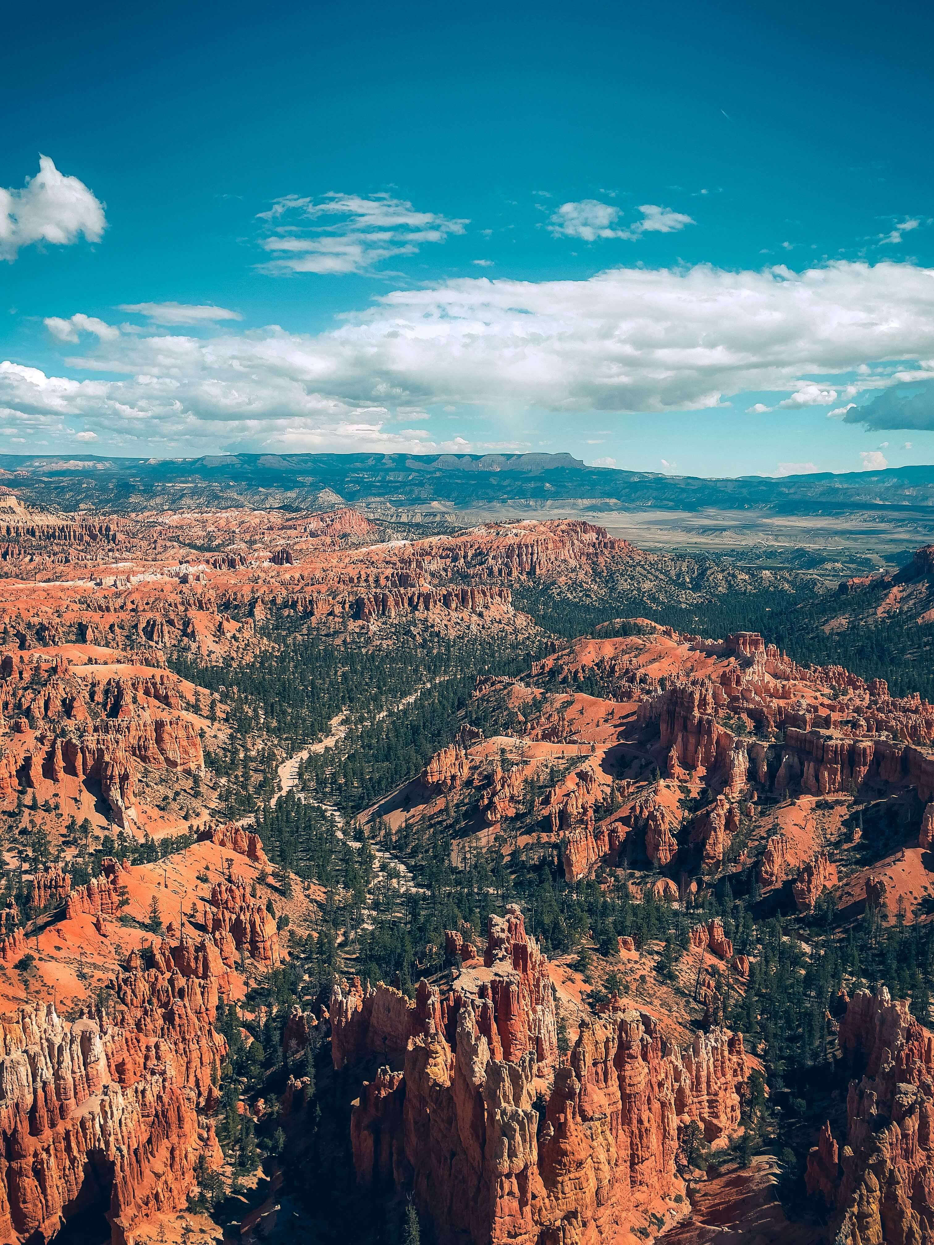 Otherworldly orange hoodoo formations at Bryce Canyon National Park