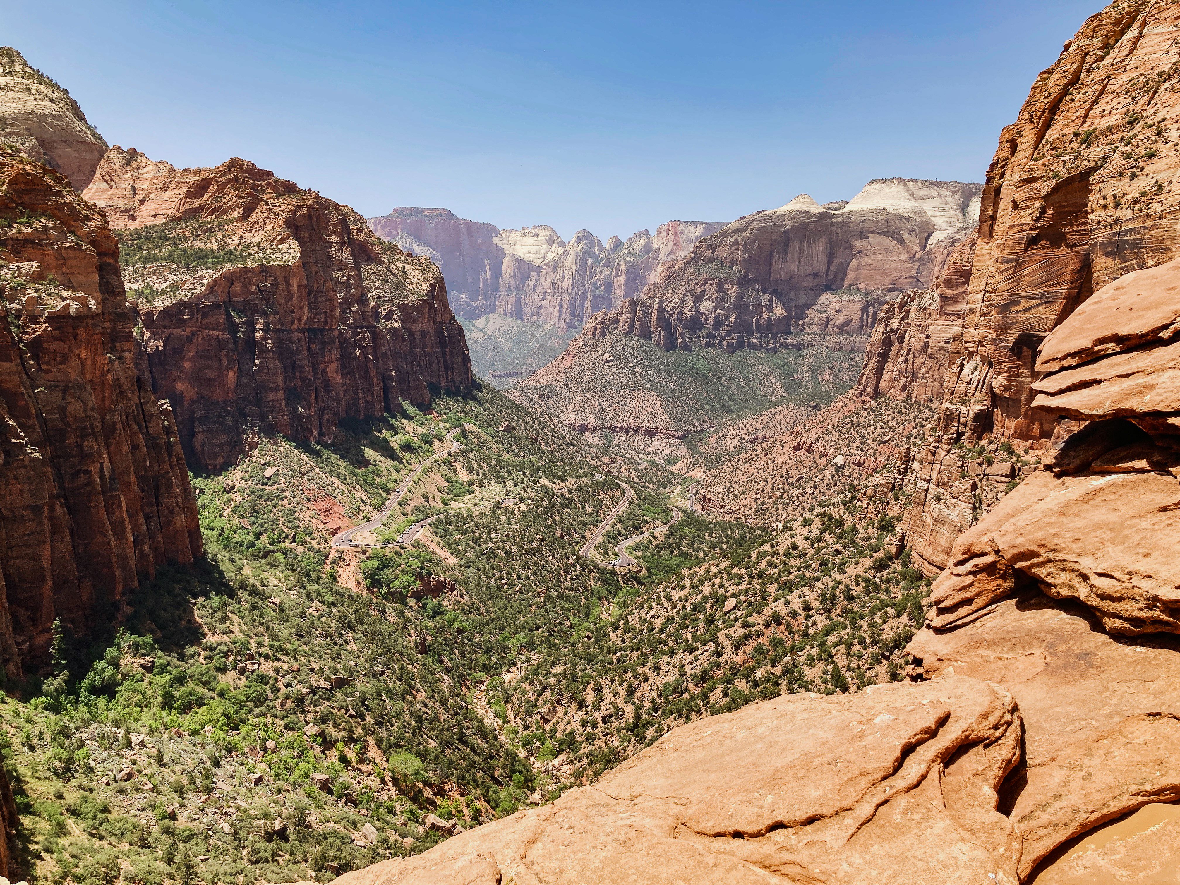 Panoramic vista of Utah canyon country